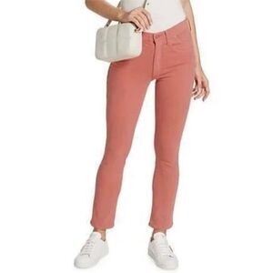 MOTHER NWT The Stash Mid Rise Skinny Dazzler
Ankle Jeans in Desert Sand Size 24